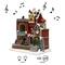 Moments in Time 13.4" Animated Village Shops & Supermarket Décor